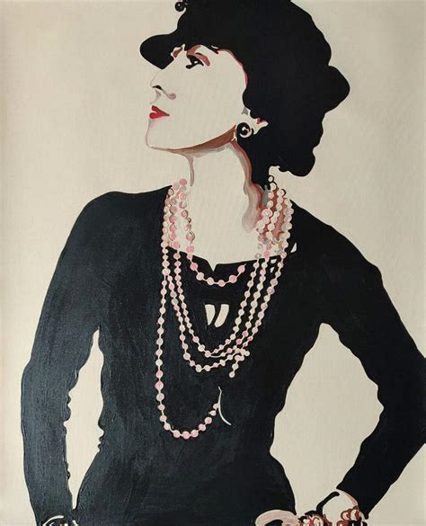 cadre coco chanel|Portrait de Mademoiselle Chanel .